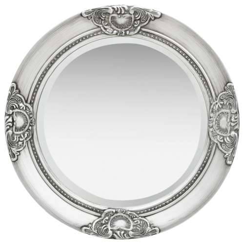 Zidno ogledalo u baroknom stilu 50 cm srebrno