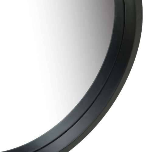 Zidno ogledalo s trakom 40 cm crno - Crna Ø 40 cm 1 Cijena