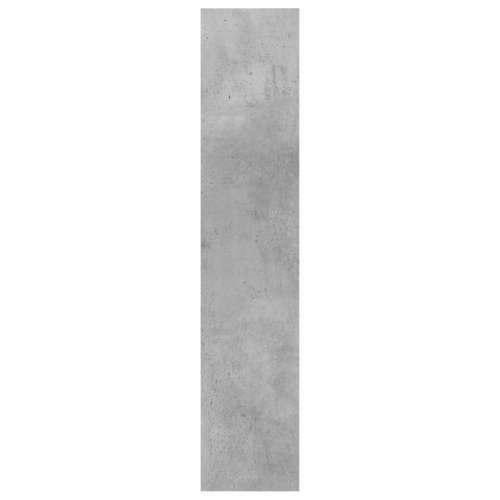 Zidna polica siva boja betona 90 x 16 x 78 cm konstruirano drvo Cijena