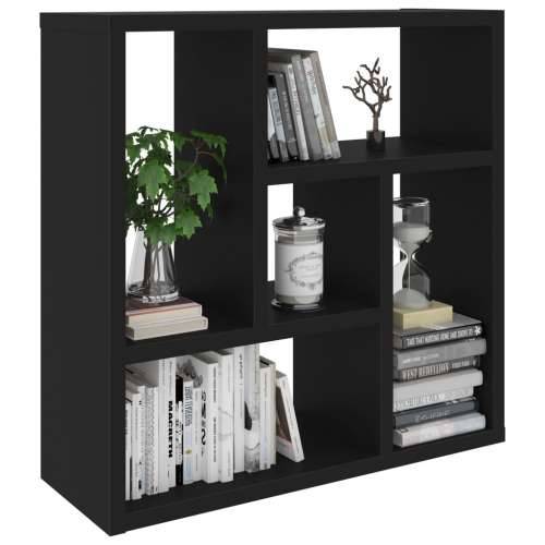 Zidna polica crna 45,1 x 16 x 45,1 cm od konstruiranog drva - Crna 1 Cijena