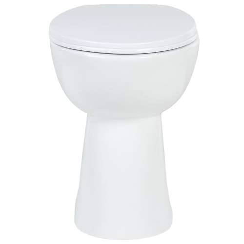 Toaletna školjka bez ruba 7 cm viša keramička bijela Cijena