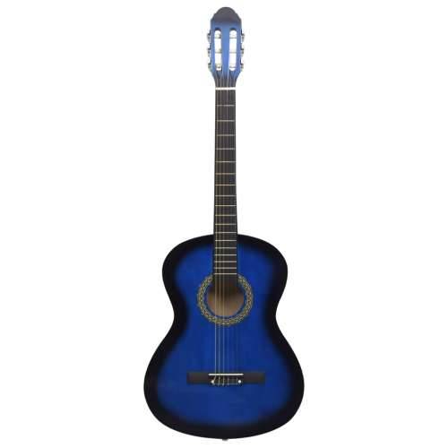 Klasična gitara za početnike plava 4/4 39” od drva lipe Cijena