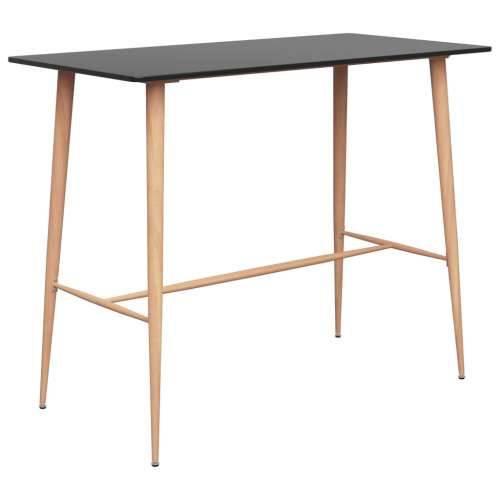 Barski stol crni 120 x 60 x 105 cm - Crna 1 Cijena
