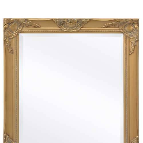 Zidno ogledalo u baroknom stilu 100 x 50 cm zlatno Cijena