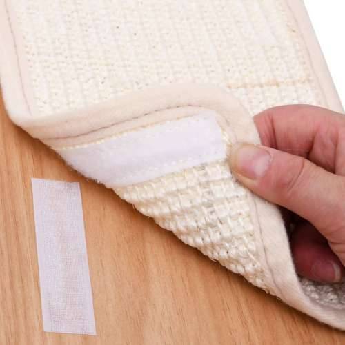 Penjalica za mačke - Kuća za mačke - Grebalica s prostirkom za grebanje od sisala 104 cm - Bijela Cijena