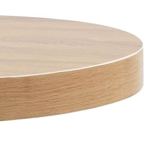 Bistro stol svjetlosmeđi 60 cm MDF svijetlo smeđa i bijela 60 x 75 cm 1 Cijena