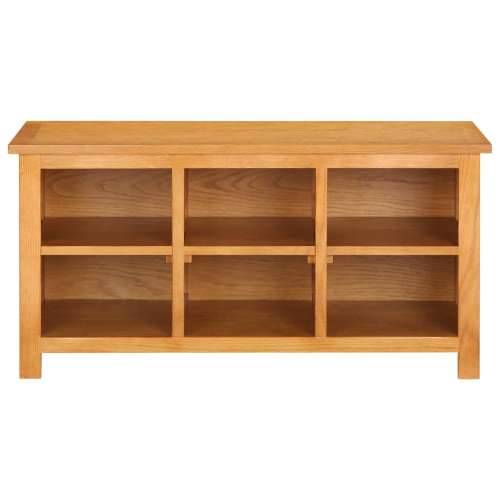 Stalak za cipele 90 x 37 x 45 cm od masivne hrastovine - 1 90 cm Cijena