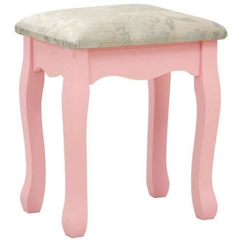 Toaletni stolić sa stolcem rozi 75x69x140 cm od drva paulovnije Cijena