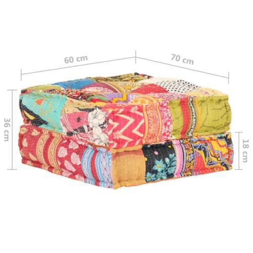 Tabure od tkanine 60 x 70 x 36 cm s patchworkom Cijena
