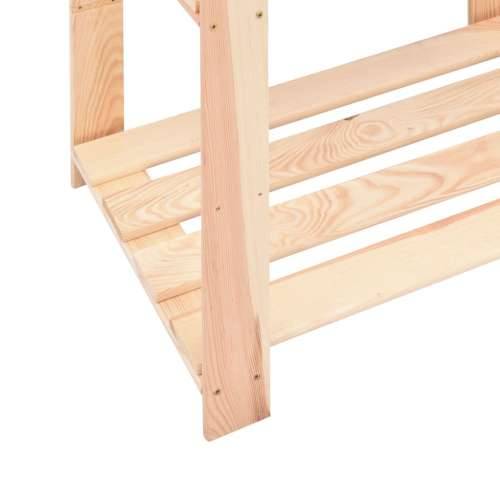 Stalci za pohranu s 3 razine 3 kom 80x38x90 cm borovina 150 kg - 1 3 Cijena