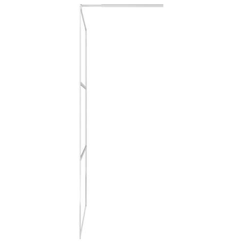 Pregrada za tuširanje s cijelim mutnim staklom ESG 80 x 195 cm - Srebrno 80 x 195 cm Matirano Cijena