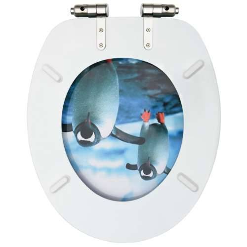 Toaletna daska s mekim zatvaranjem MDF s uzorkom pingvina Cijena