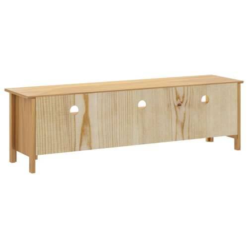 TV ormarić Hill boja meda 158 x 40 x 47 cm od masivne borovine - Smeđa 1 Cijena