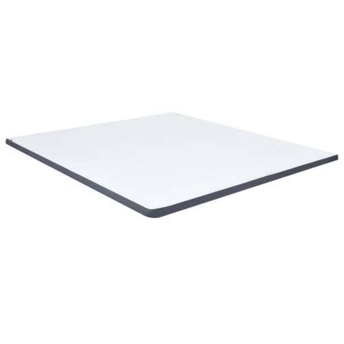 Krevet od tkanine s oprugama tamnosivi 200 x 200 cm - 200 x 200 cm Uzglavlje s kvadratima + baza za krevet 24,5 cm Cijena