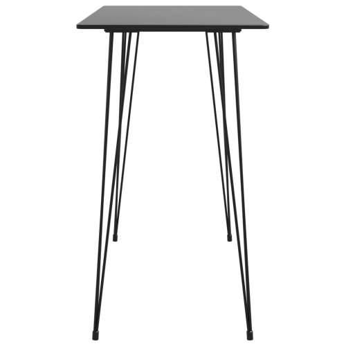Barski stol crni 120 x 60 x 105 cm Crna 1 Cijena