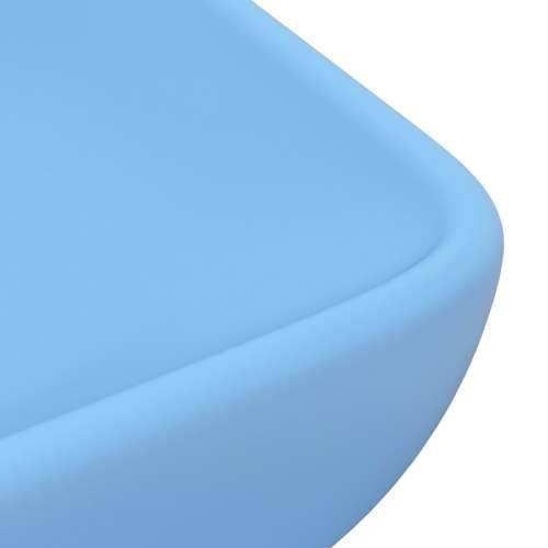 Luksuzni pravokutni umivaonik mat plavi 71 x 38 cm keramički Cijena
