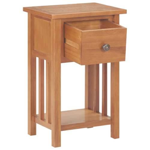 Ormarić za časopise s ladicom 35x27x55 cm od masivne hrastovine Cijena