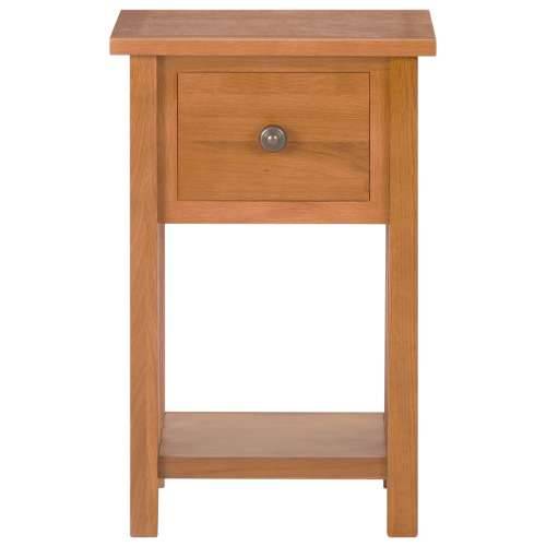 Ormarić za časopise s ladicom 35x27x55 cm od masivne hrastovine Cijena