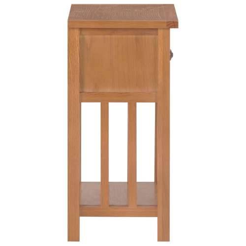 Ormarić za časopise s ladicom 35x27x55 cm od masivne hrastovine Cijena