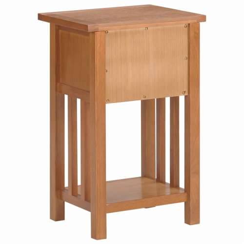 Ormarić za časopise s ladicom 35x27x55 cm od masivne hrastovine Cijena