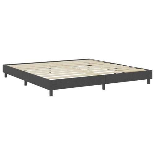 Krevet od tkanine s oprugama tamnosivi 200 x 200 cm - 200 x 200 cm Obično uzglavlje + baza za krevet 24,5 cm Cijena