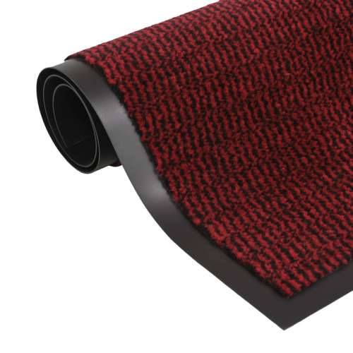 Otirači za prašinu 2 kom pravokutni čupavi 60 x 90 cm crveni - Crvena 60 x 90 cm 2 Cijena