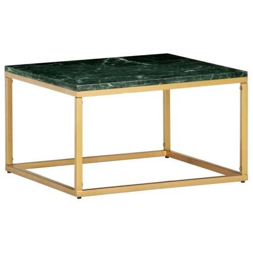 Stolić za kavu zeleni 60x60x35 cm pravi kamen mramorne teksture - Zelena 60 x 60 x 35 cm 1 Cijena