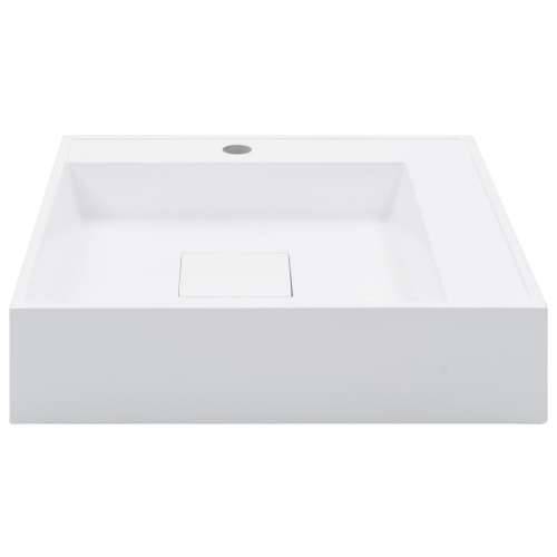Lavabo - Umivaonik od lijevanih minerala/mramora 50 x 50 x 12,3 bijeli - 50 x 50 x 12.3 cm Cijena