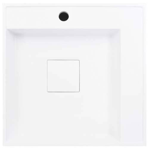 Lavabo - Umivaonik od lijevanih minerala/mramora 50 x 50 x 12,3 bijeli - 50 x 50 x 12.3 cm Cijena