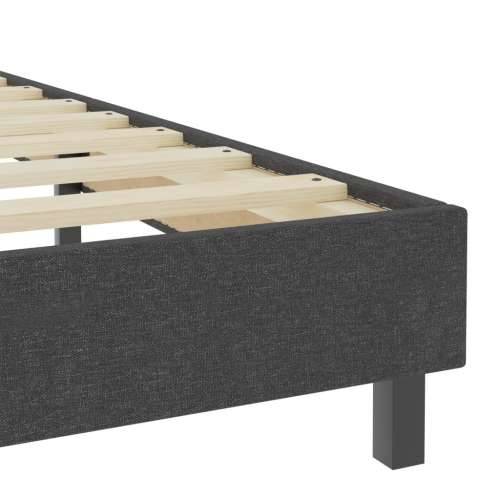 Krevet od tkanine s oprugama tamnosivi 180 x 200 cm - 180 x 200 cm Taftano uzglavlje + baza za krevet 24,5 cm Cijena