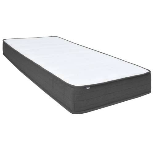 Krevet od tkanine s oprugama tamnosivi 180 x 200 cm - 180 x 200 cm Taftano uzglavlje + baza za krevet 35,5 cm Cijena