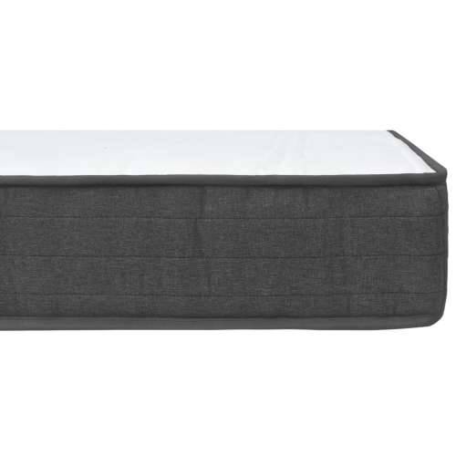 Krevet od tkanine s oprugama tamnosivi 180 x 200 cm - 180 x 200 cm Taftano uzglavlje + baza za krevet 35,5 cm Cijena