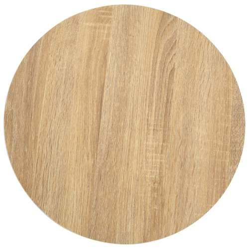 Bistro stol svjetlosmeđi 40 cm MDF - svijetlo smeđa i bijela 40 x 75 cm 1 Cijena
