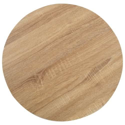 Bistro stol svjetlosmeđi 50 cm MDF - svijetlo smeđa i bijela 50 x 75 cm 1 Cijena