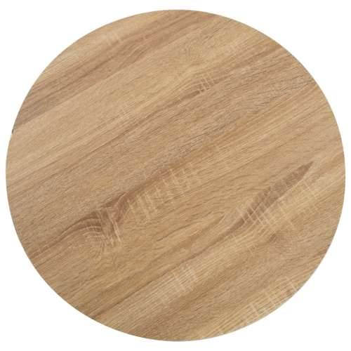 Bistro stol svjetlosmeđi 50 cm MDF - svijetlo smeđa i crna 50 x 75 cm 1 Cijena