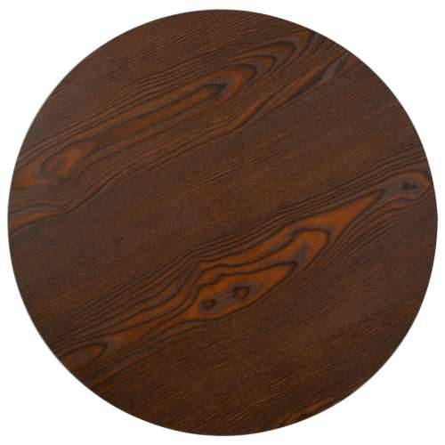 Bistro stol tamnosmeđi 50 cm MDF - tamno smeđa i crna 50 x 75 cm 1 Cijena
