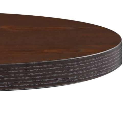 Bistro stol tamnosmeđi 50 cm MDF - tamno smeđa i crna 50 x 75 cm 1 Cijena