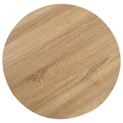 Bistro stol svjetlosmeđi 60 cm MDF - svijetlo smeđa i crna 60 x 75 cm 1 Cijena