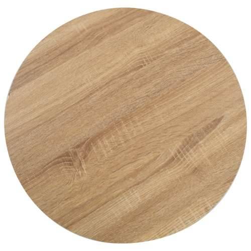 Bistro stol svjetlosmeđi 80 cm MDF - svijetlo smeđa i crna 80 x 75 cm 1 Cijena