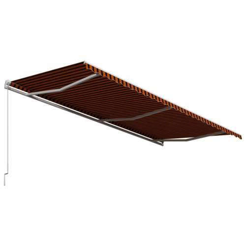 Tenda na ručno uvlačenje 600 x 300 cm narančasto-smeđa - Šareni 600 x 300 cm 1 Cijena