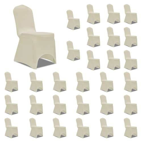 Navlake za stolice rastezljive krem 30 kom