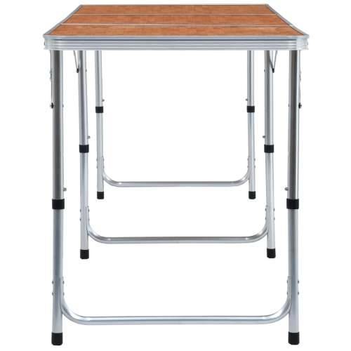 Sklopivi stol za kampiranje aluminijski 180 x 60 cm Cijena