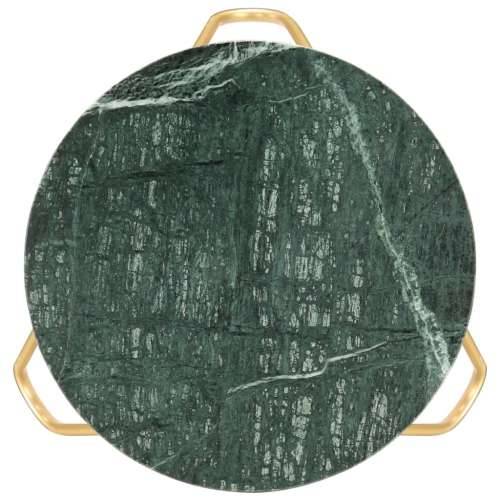 Stolić za kavu zeleni 40x40x40 cm pravi kamen mramorne teksture - Zelena 40 x 40 x 40 cm 1 Cijena
