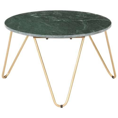 Stolić za kavu zeleni 65x65x42 cm pravi kamen mramorne teksture - Zelena 65 x 65 x 42 cm 1 Cijena