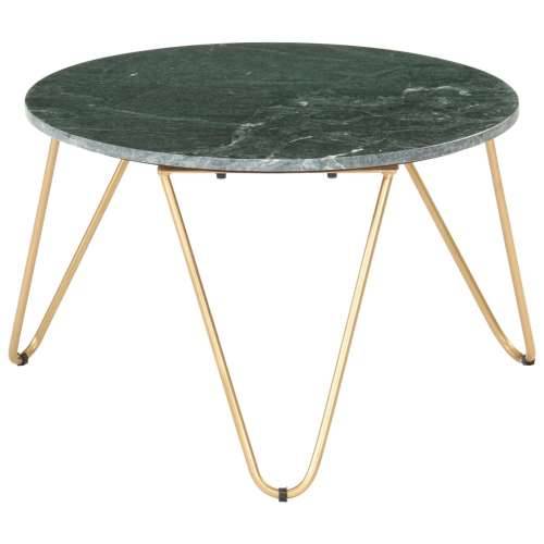 Stolić za kavu zeleni 65x65x42 cm pravi kamen mramorne teksture - Zelena 65 x 65 x 42 cm 1 Cijena