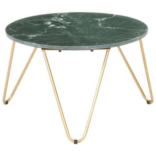 Stolić za kavu zeleni 65x65x42 cm pravi kamen mramorne teksture - Zelena 65 x 65 x 42 cm 1 Cijena