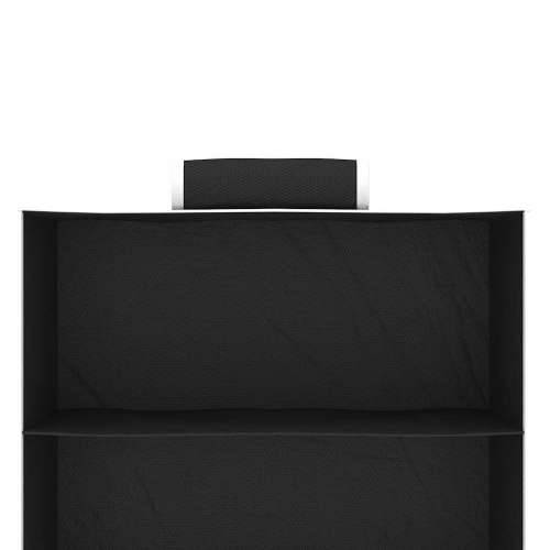 Viseći organizatori od tkanine za ormar 2 kom s 6 police - Crna 30 x 15 x 80 cm 2 1 Cijena