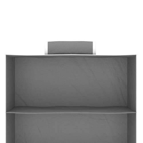 Viseći organizatori od tkanine za ormar 2 kom s 6 police - Siva 30 x 15 x 80 cm 2 1 Cijena
