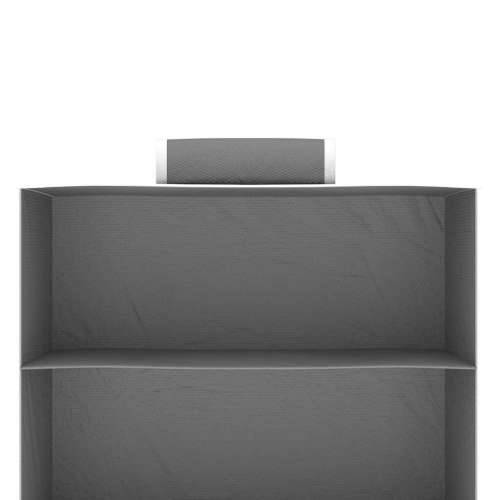 Viseći organizatori od tkanine za ormar 2 kom s 10 polica - Siva 30 x 15 x 120 cm 2 1 Cijena