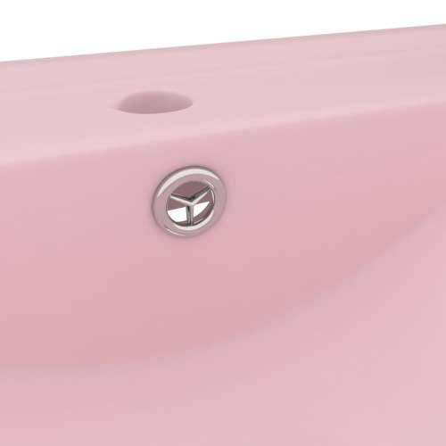 Luksuzni umivaonik mat ružičasti 60 x 46 cm keramički Cijena